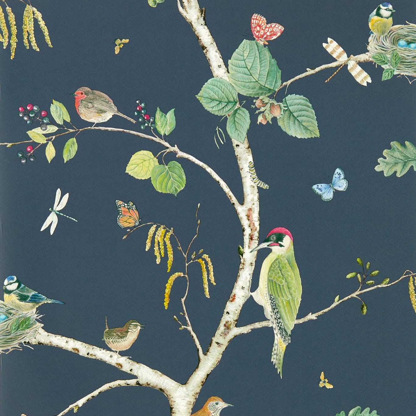 Woodland Chorus Charcoal